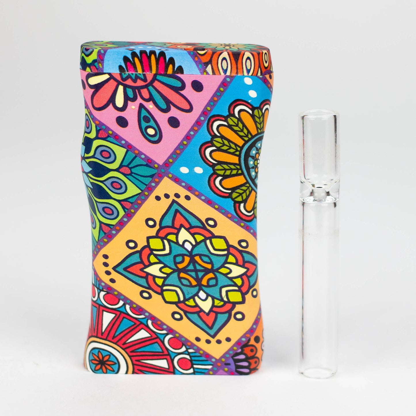 Plastic Dugout with glass one hitter -Assorted design [C067]_2